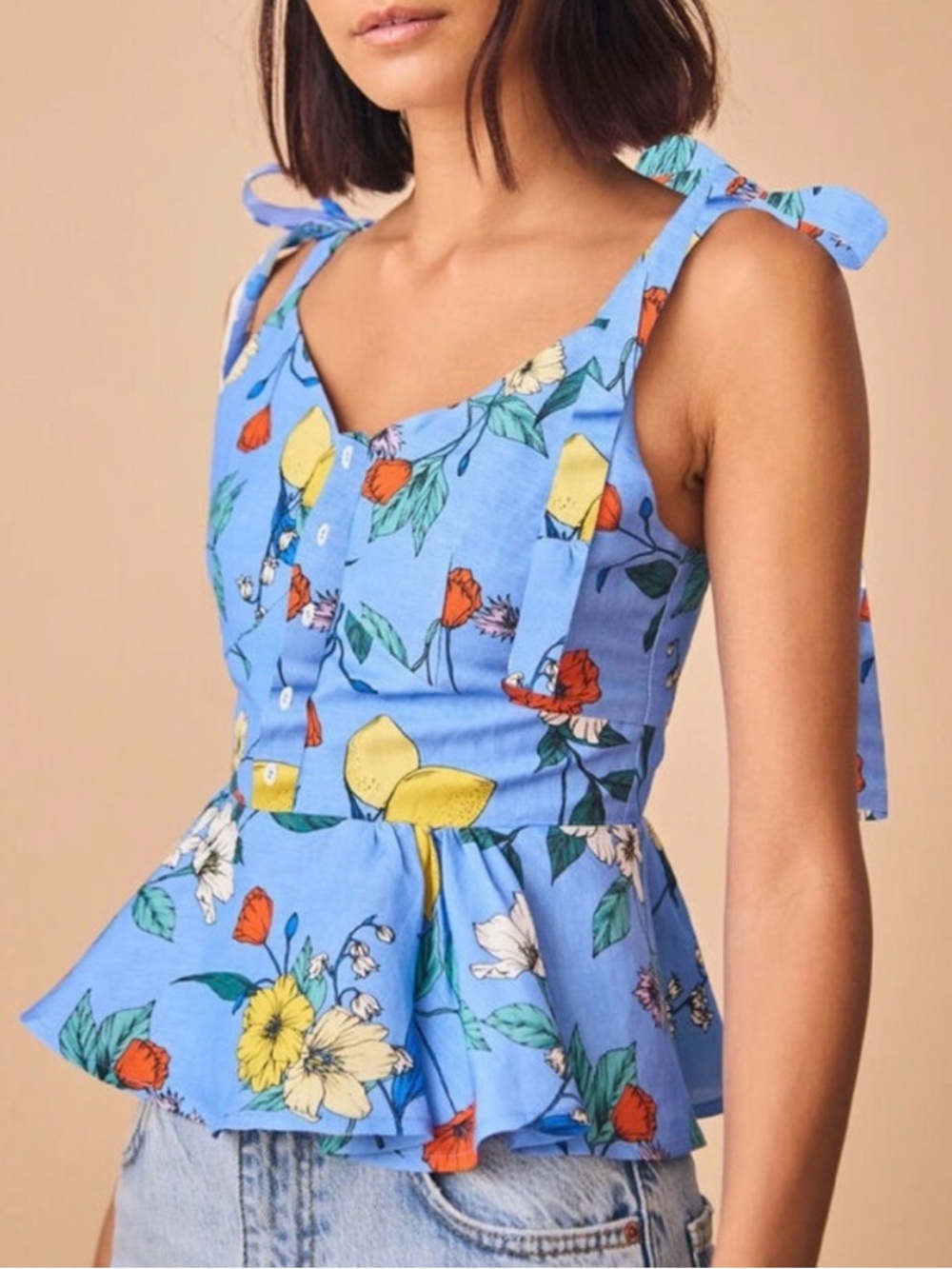 Hunter Bell Wylie Top in Wildflower